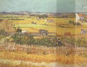 Havest at La Crau,wtih Mountmajour in the Background (nn04) Vincent Van Gogh